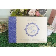 Guest Book Kahwin Blue
